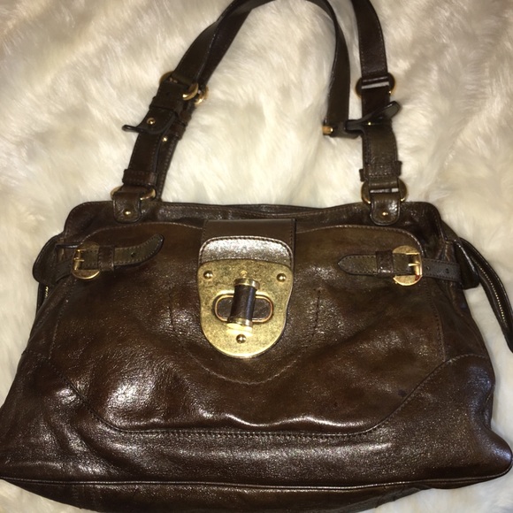 Alexander McQueen Brown Elvie Shoulder Bag - Picture 8 of 8